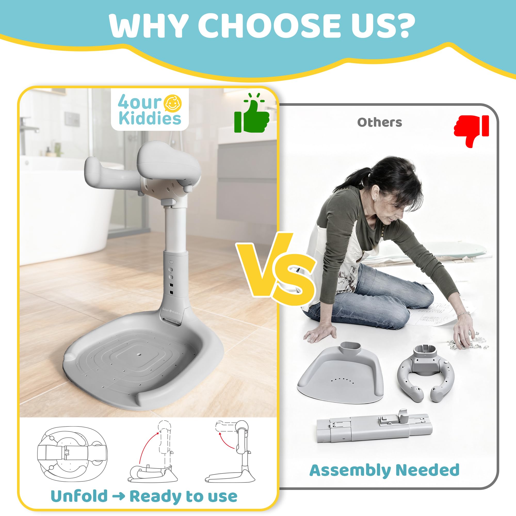 4our Kiddies compact travel design for small spaces.