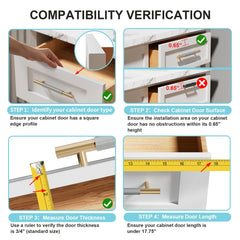4our Kiddies easy-install edge guard securely fits cabinet edges without adhesives.