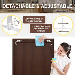 4our Kiddies wall-anchor back view shows discreet mounting.
