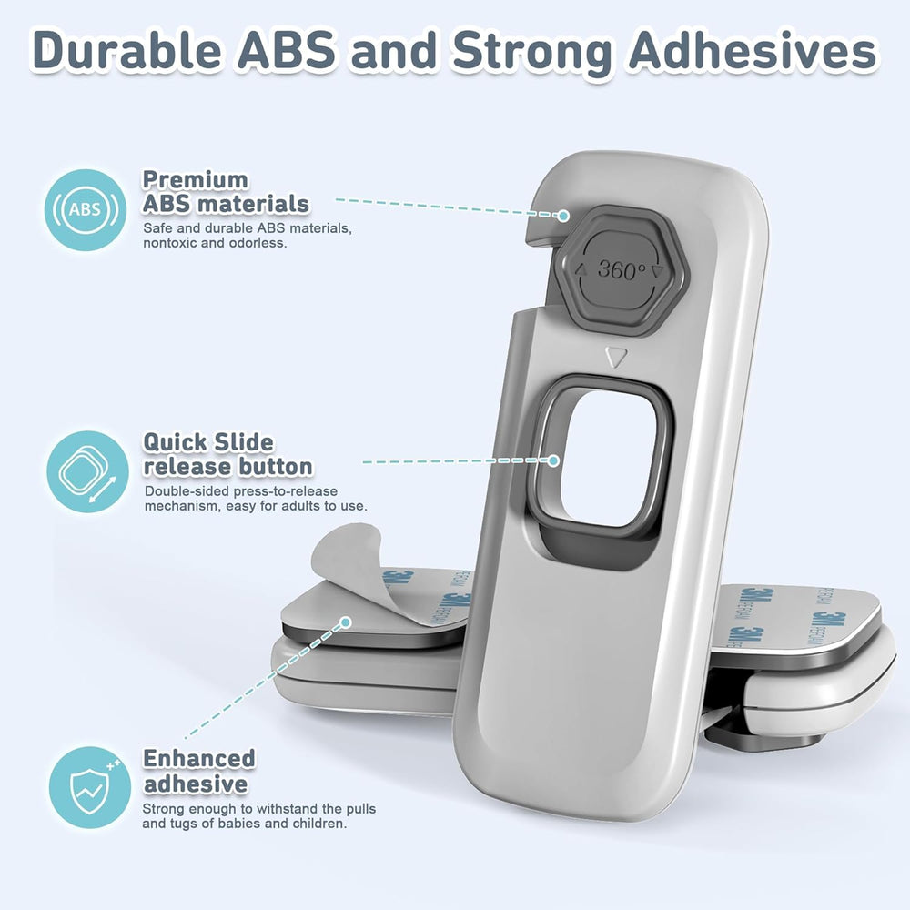 4our Kiddies one-hand access lock ready for quick adult use.