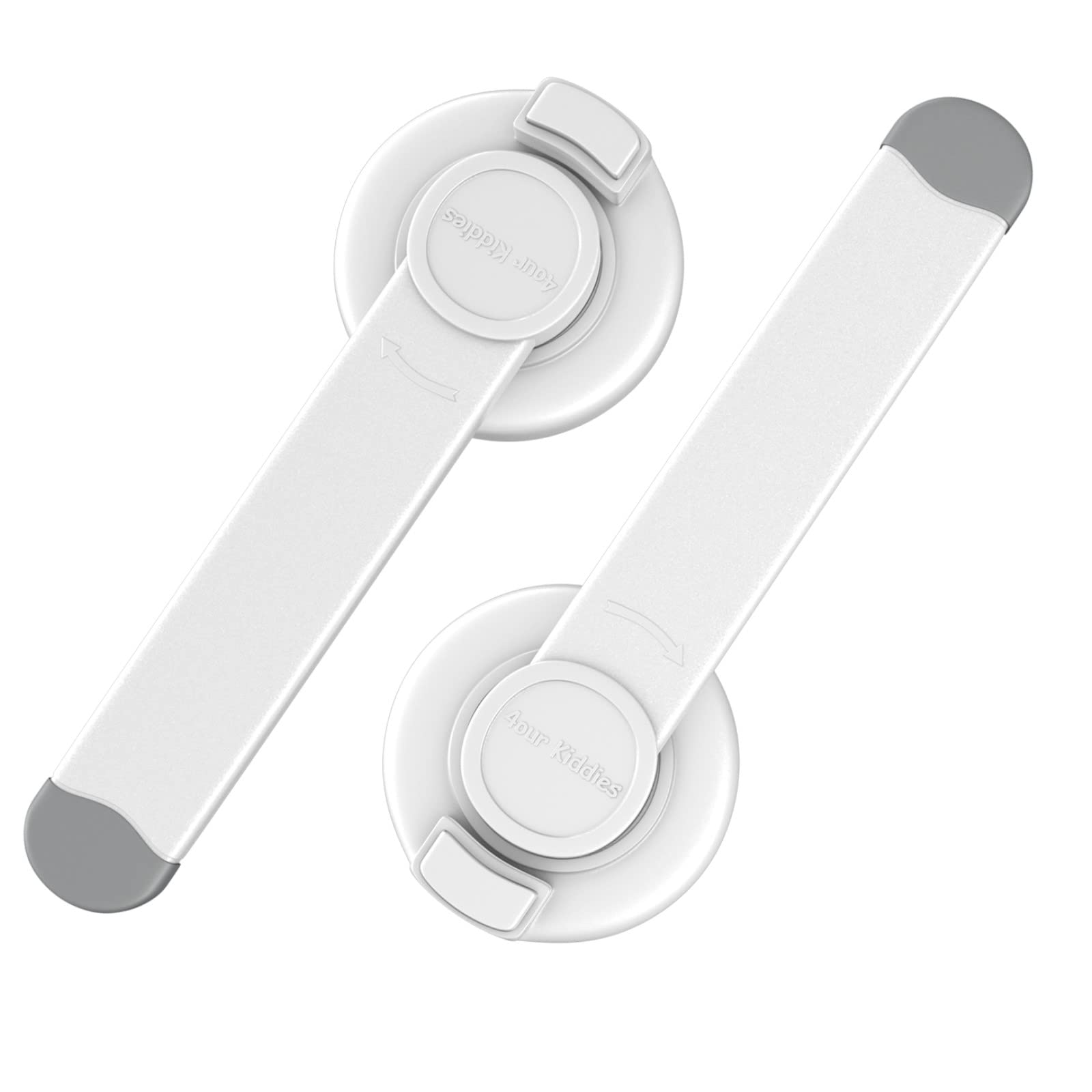 4our Kiddies toilet lock 2-pack keeps lids secure for curious kids.