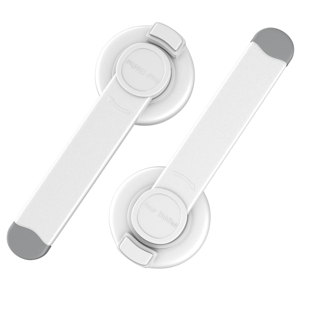 4our Kiddies toilet lock 2-pack keeps lids secure for curious kids.