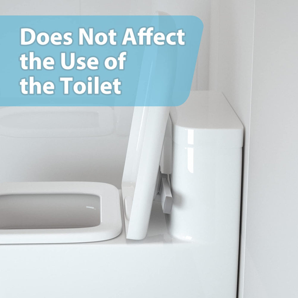 4our Kiddies lid lock works on straight and oblique toilets.