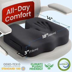 5 STARS UNITED memory foam core contours to your body for steady support