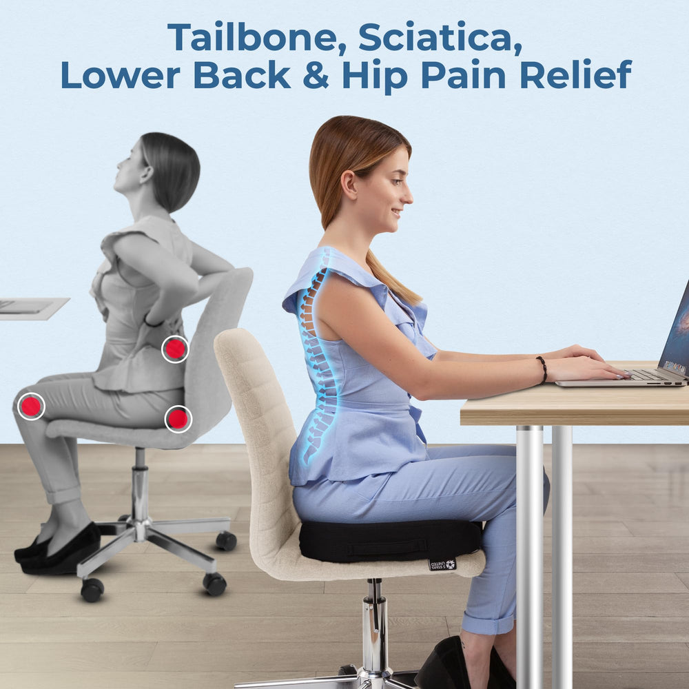 5 STARS UNITED seat cushion with breathable cover keeps you cool.