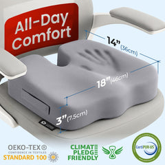 5 STARS UNITED memory foam core conforms to body for personalized support