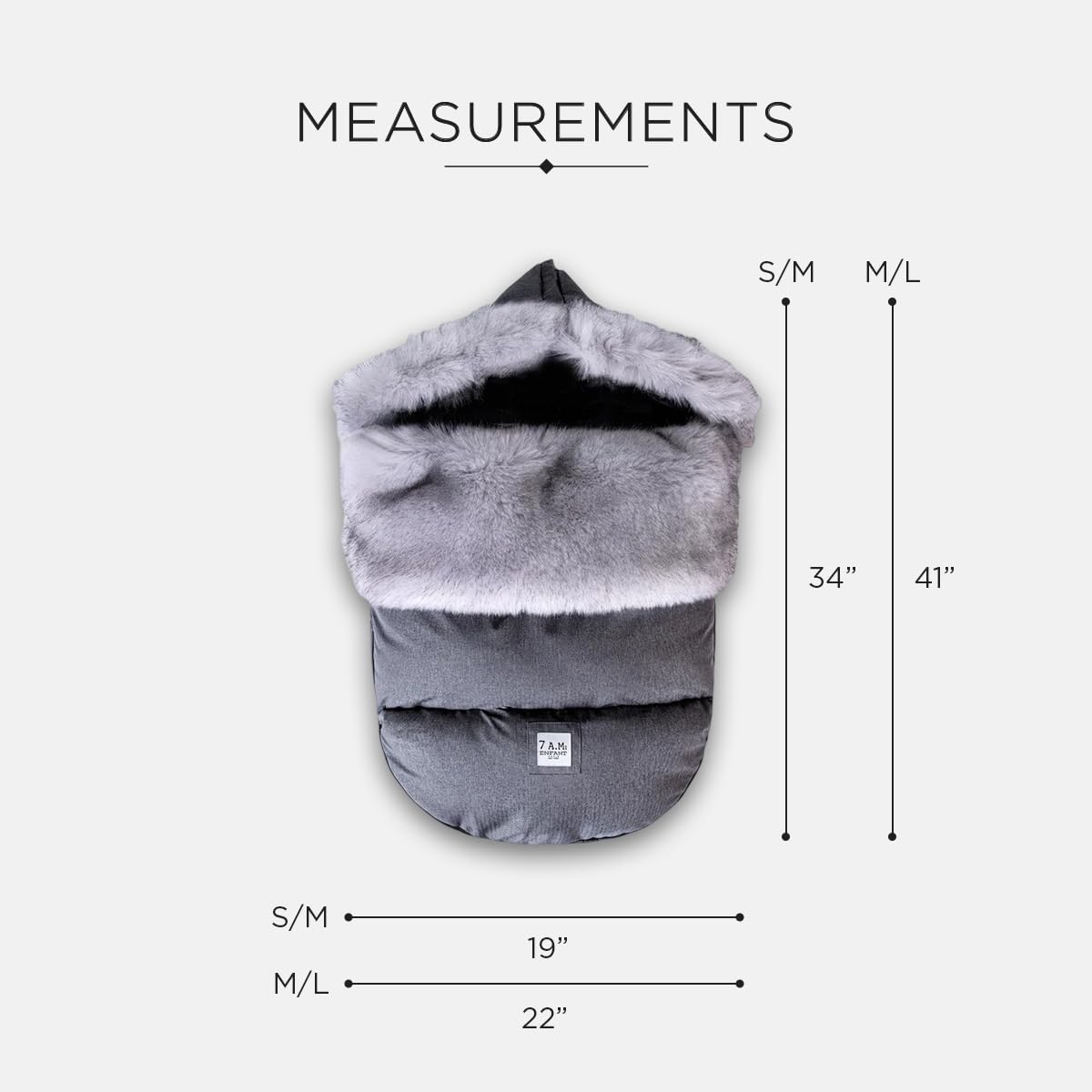 7 A.M. Enfant water-repellent outer shell keeps baby dry.