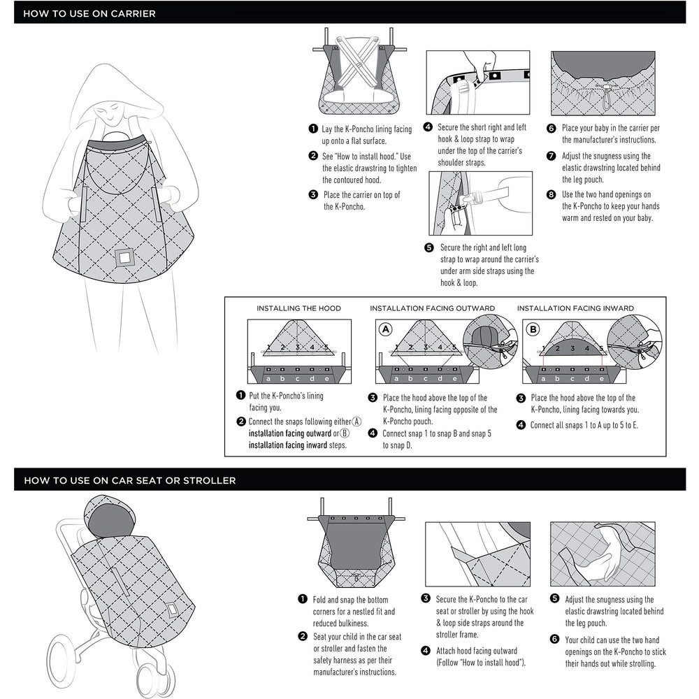 7AM Enfant machine-washable winter cover for easy care
