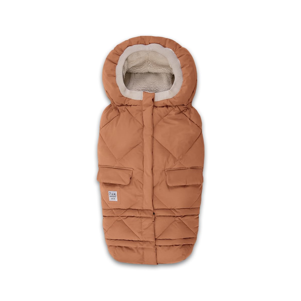 7AM Enfant stroller blanket 212 with adjustable zipper for a customizable fit.
