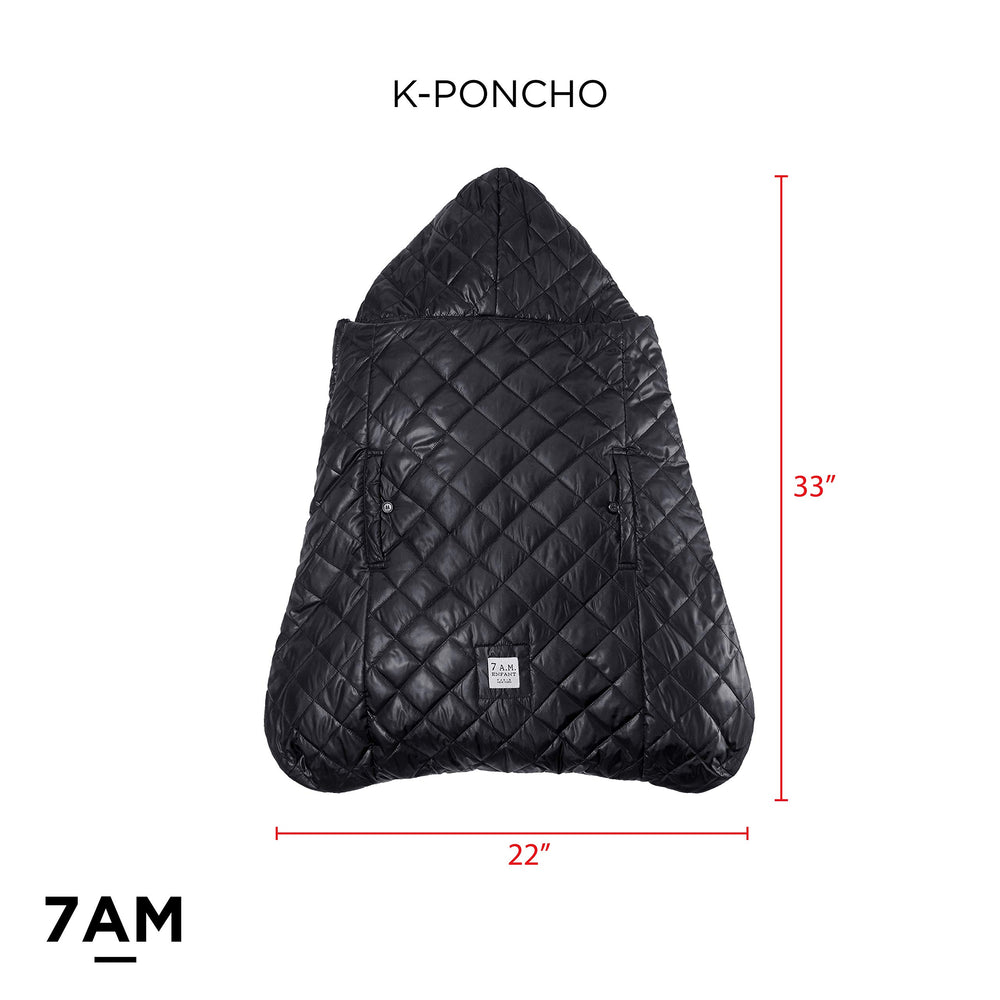 7AM Enfant water-repellent fabric on a baby cover during a stroll