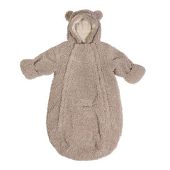 7AM Enfant Winter Snowsuit hooded front view offering cozy warmth and easy dressing