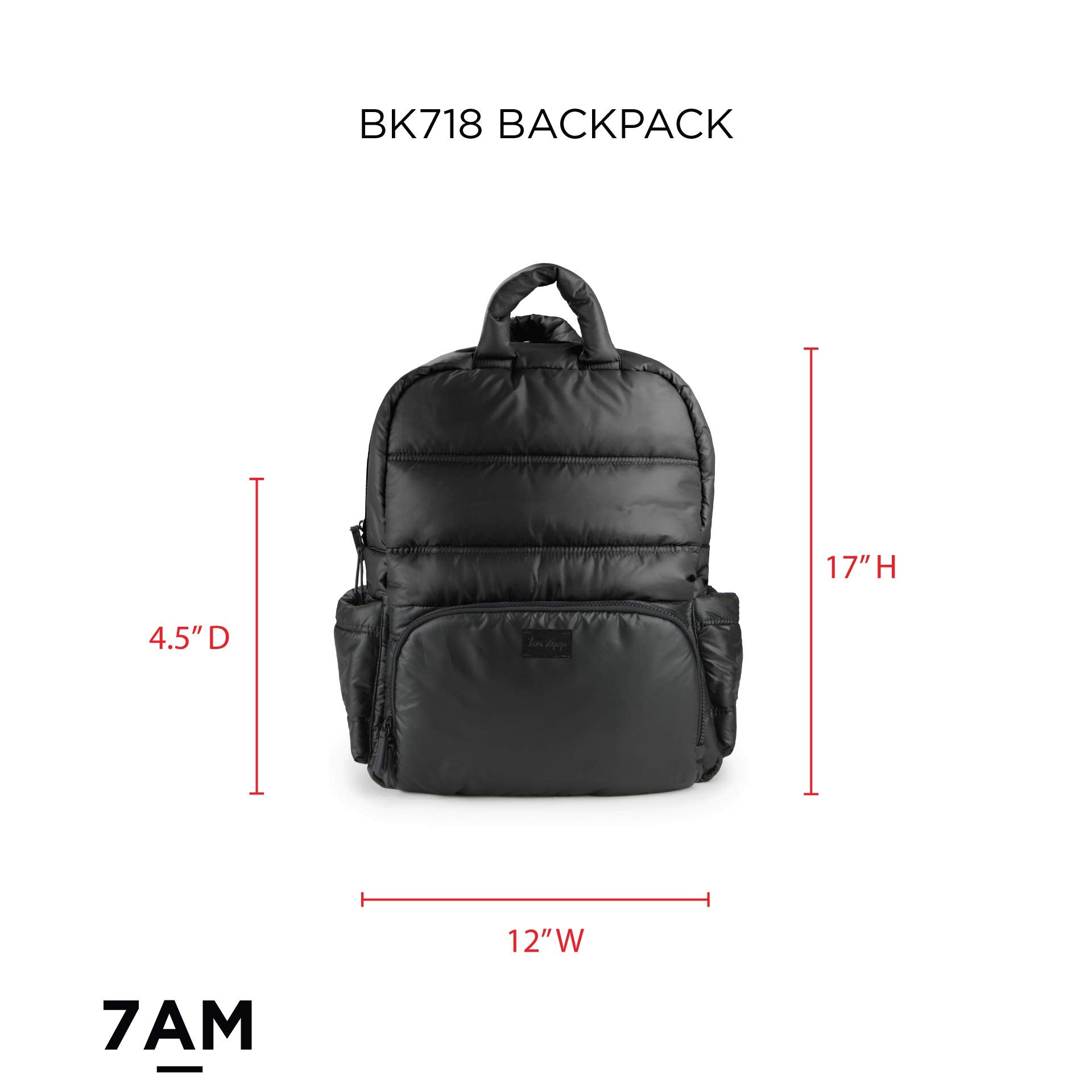 7 A.M. Voyage Diaper Bag Backpack featuring a laptop compartment for travel days