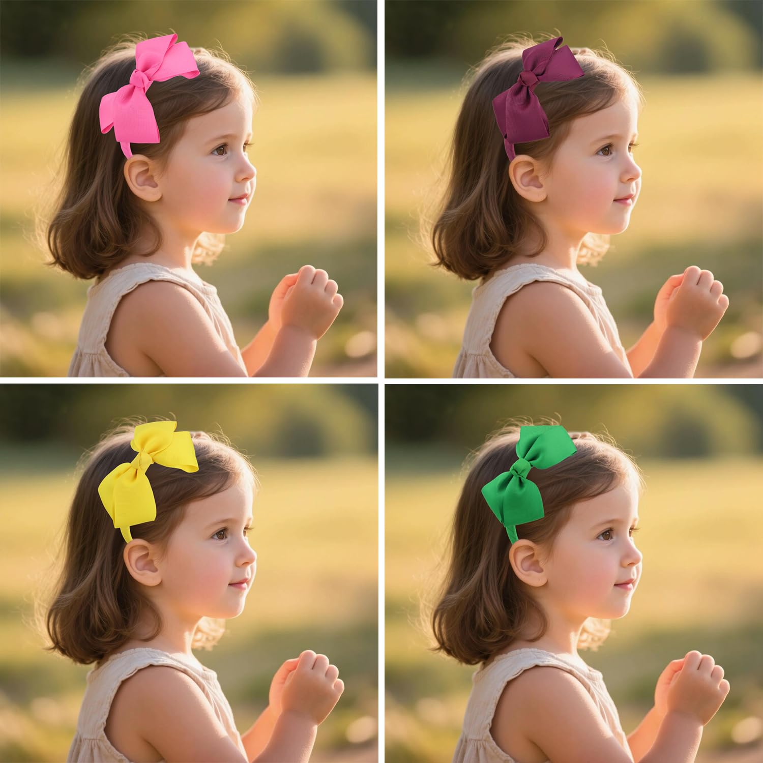 7Rainbows headbands in a variety of colors, demonstrating color options for moods and outfits.
