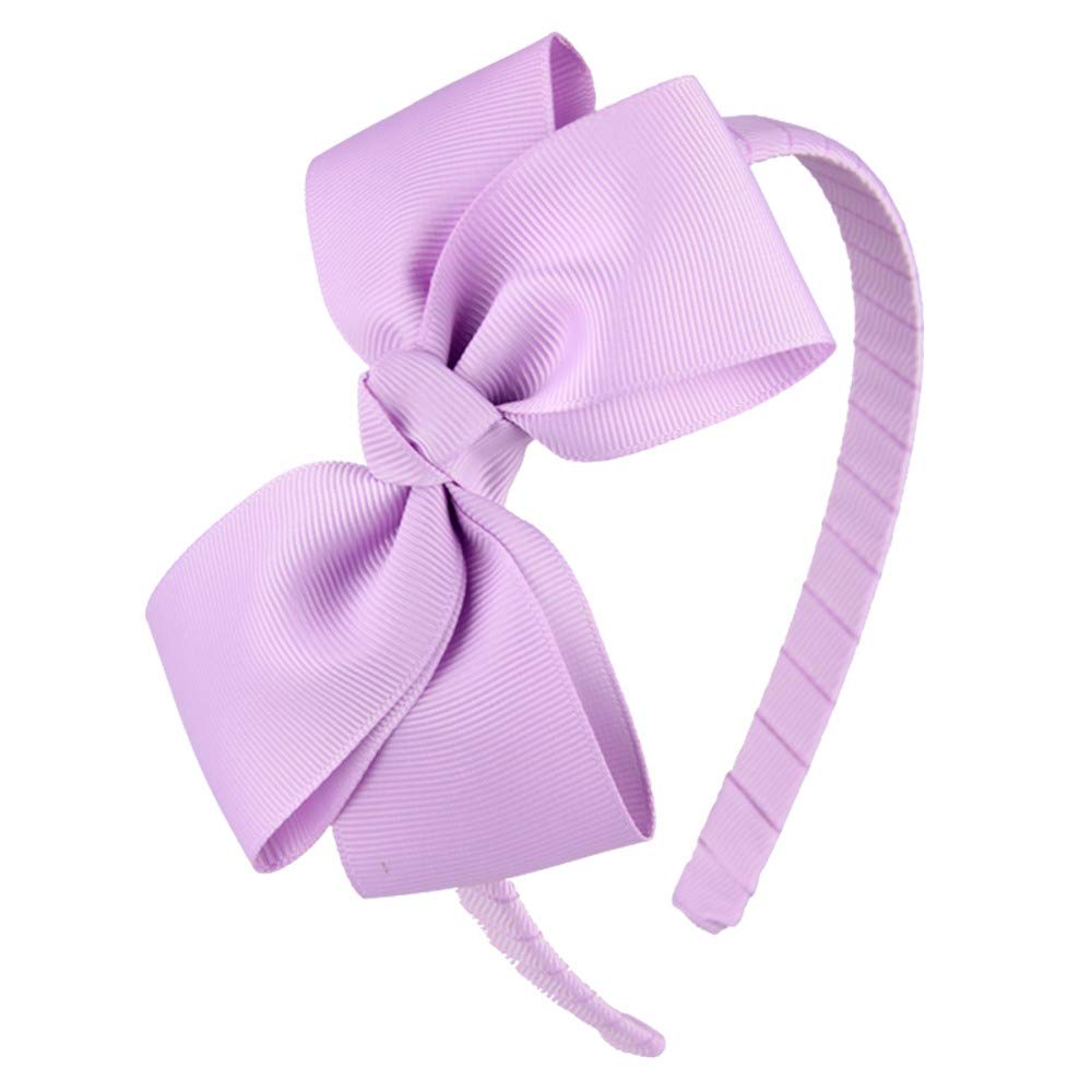 7Rainbows cute light orchid bow headband keeps hair away from the face
