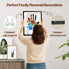 80s handprint kit ready as a thoughtful gift for new parents and grandparents
