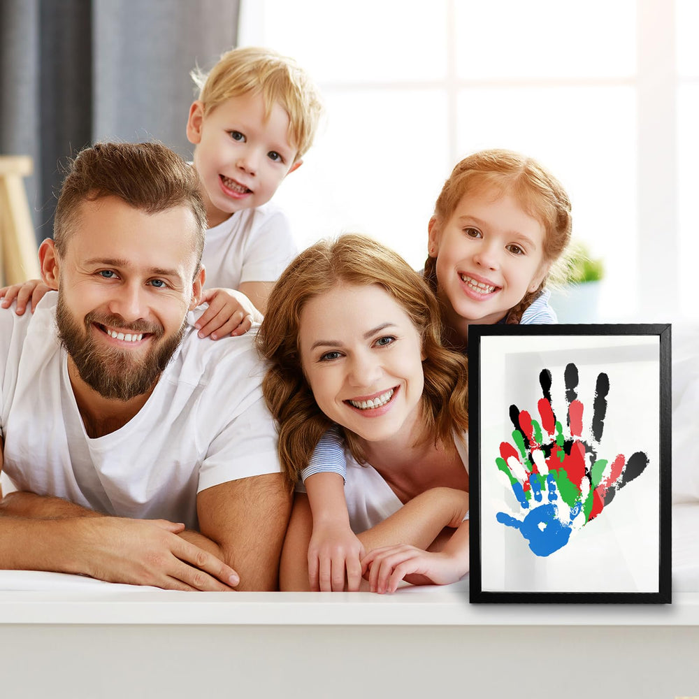 80s non-toxic paints ideal for baby handprints with easy cleanup