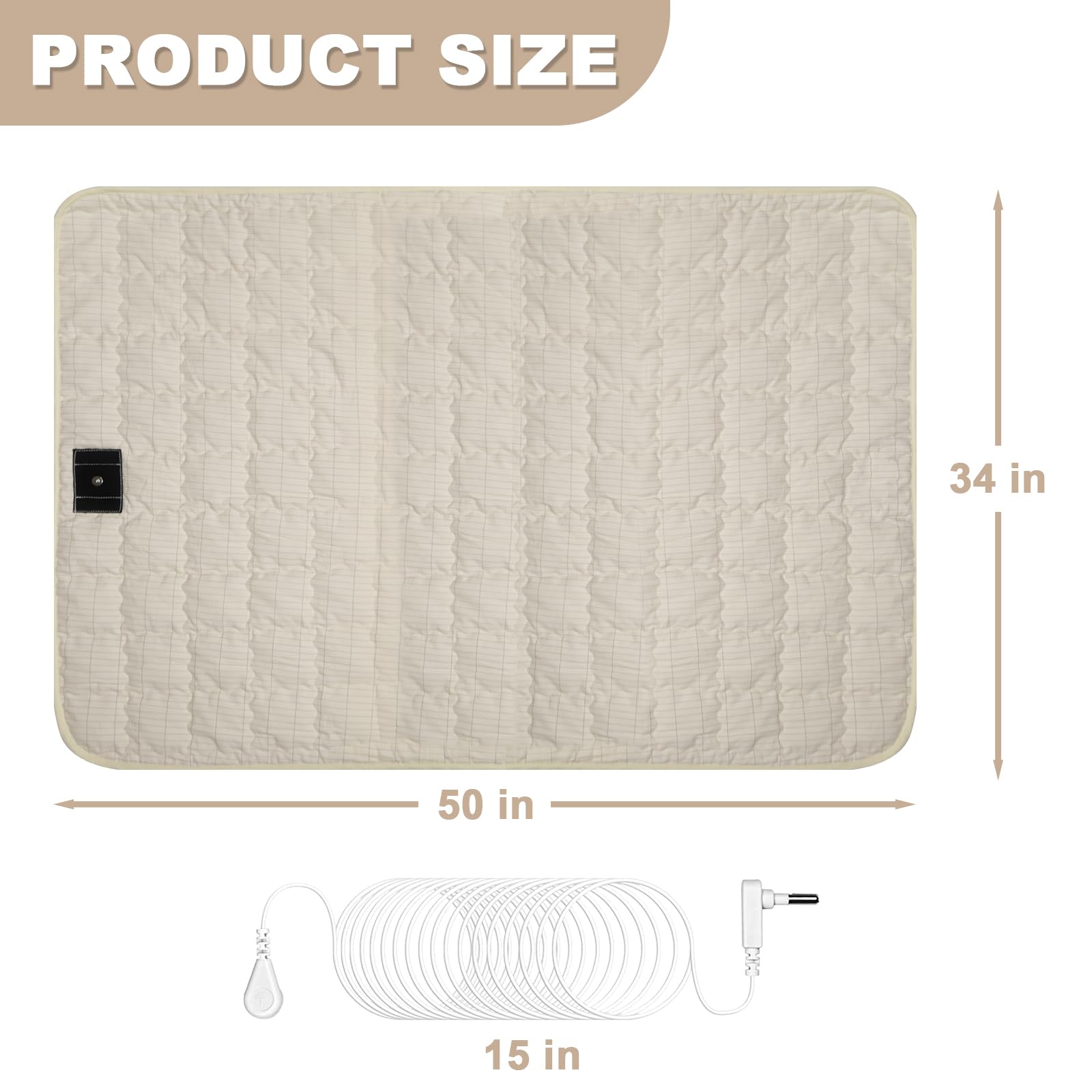 LOYDBDT silver-fiber mattress close-up emphasizes breathable cotton and comfort