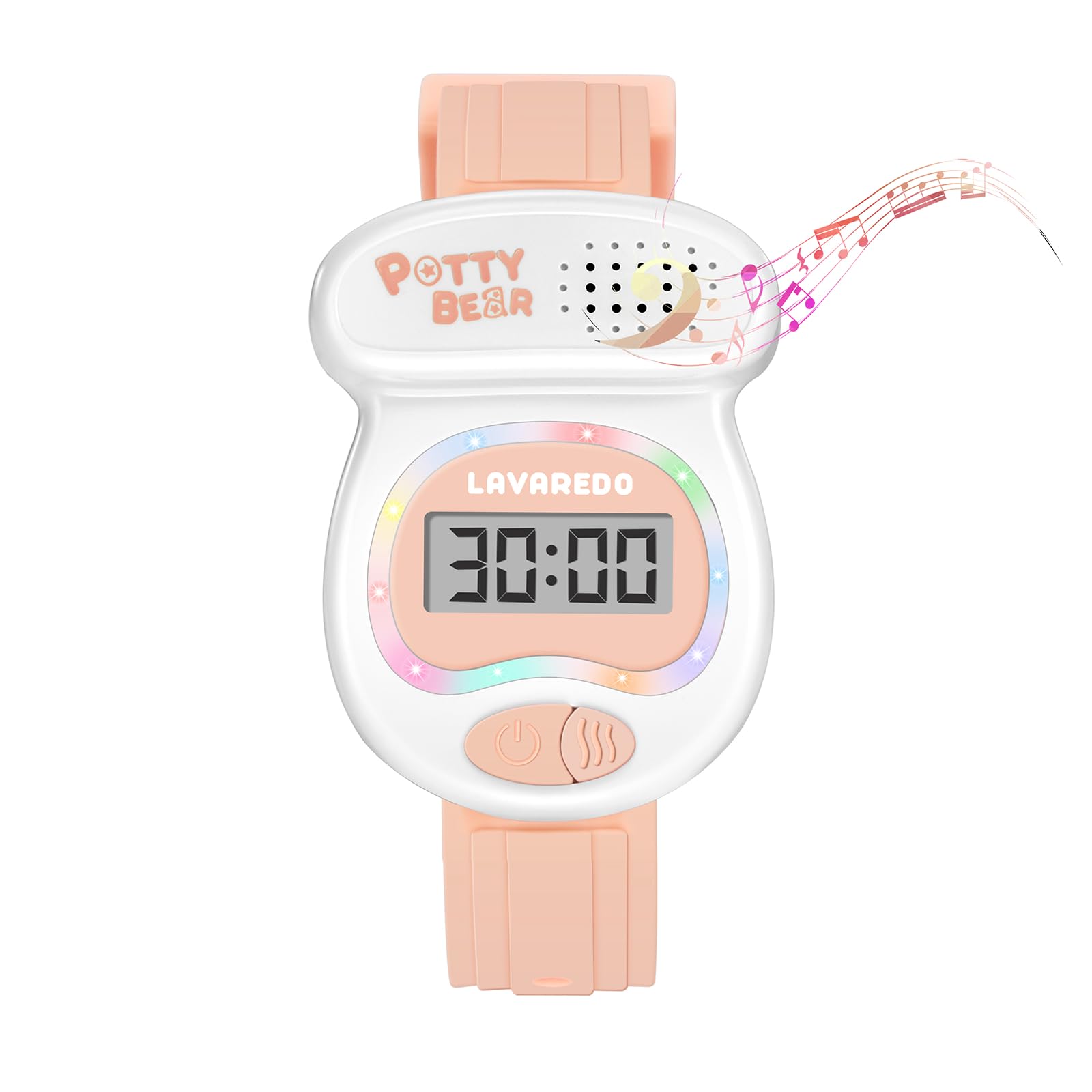 A ALPS kids watch with toilet-shape design enhances potty training cues.