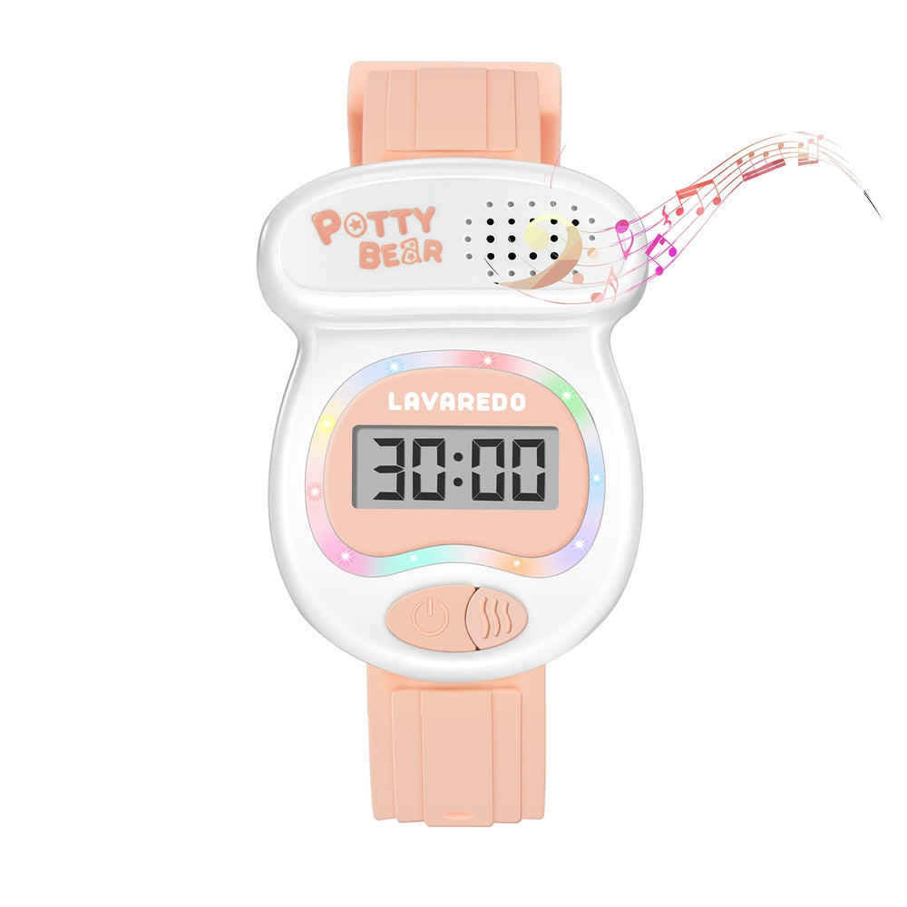 A ALPS kids watch with toilet-shape design enhances potty training cues.