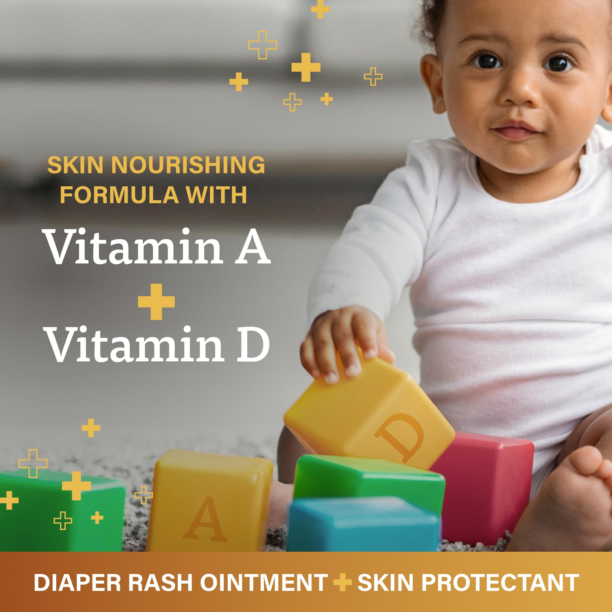 A+D barrier-creating ointment seals out moisture to protect skin.