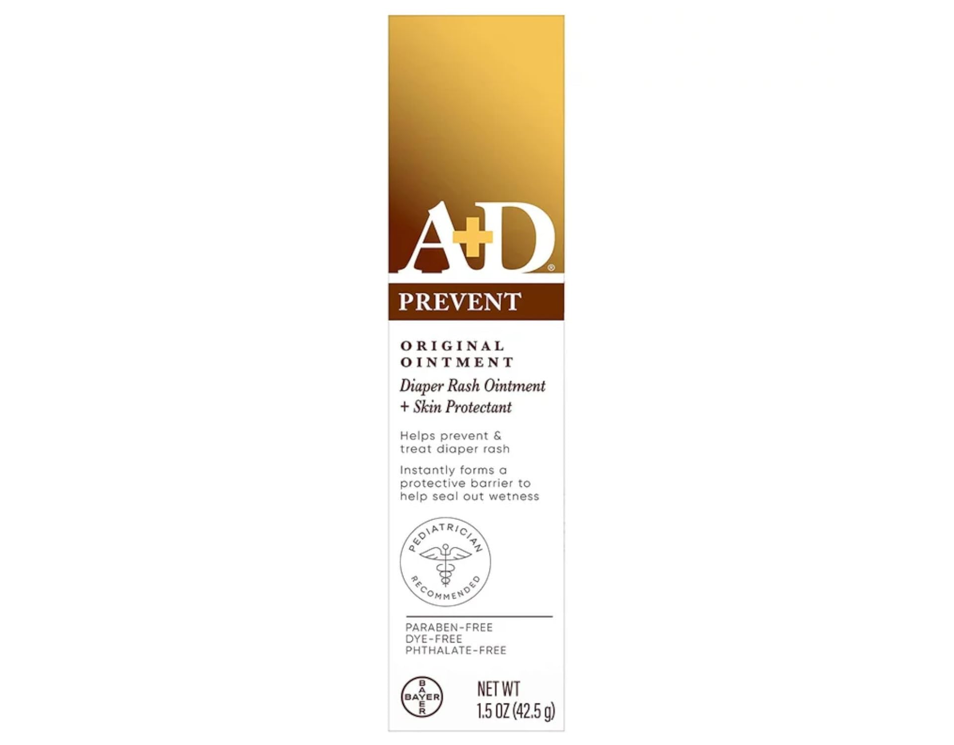 A&D Diaper Rash Ointment Original packaging with two-pack box for parents