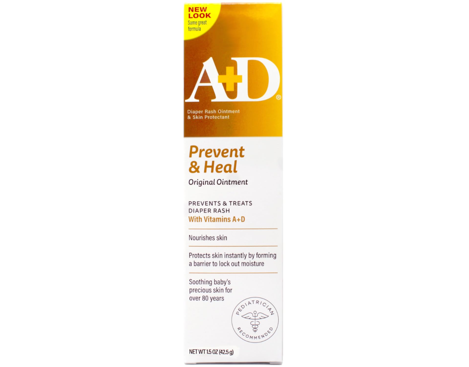 A+D Original Ointment 1.5oz tubes 3-pack side view showing compact storage.