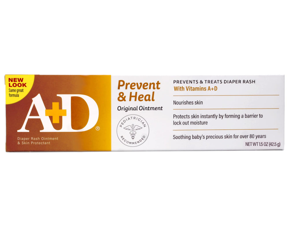 A+D Original Ointment application on skin demonstrates quick hydration.