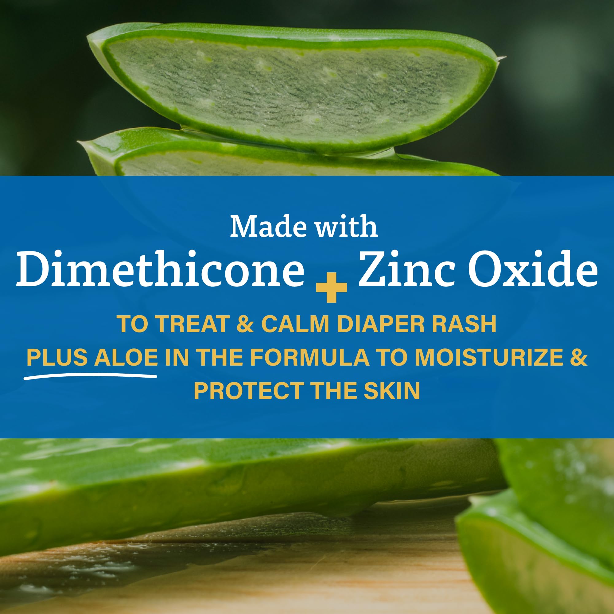 A+D Treat Heal aloe soothing ingredients for gentle relief during changes.
