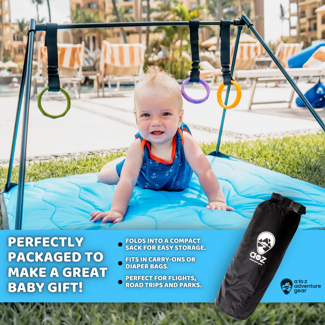 A to Z Adventure Gear Lay and Play Mat unfolded to reveal a safe play area.