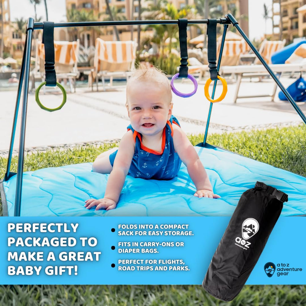 A to Z Adventure Gear Lay and Play Mat unfolded to reveal a safe play area.