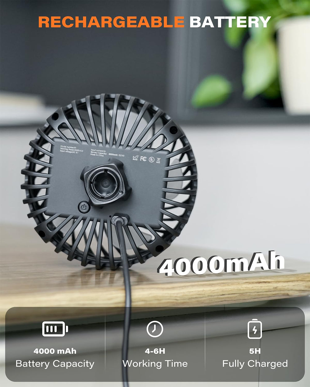 Includes flexible base, USB-C cable, and installation guide.