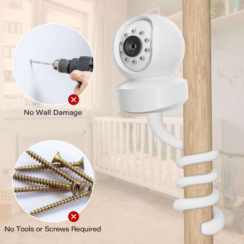 A2C universal mount installs tool-free by wrapping around furniture.