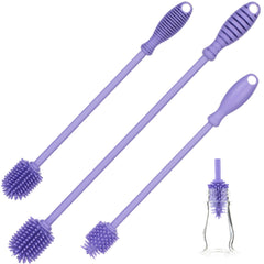 A2S Protection A-Brush silicone bottle cleaner with long handle for thorough reach.