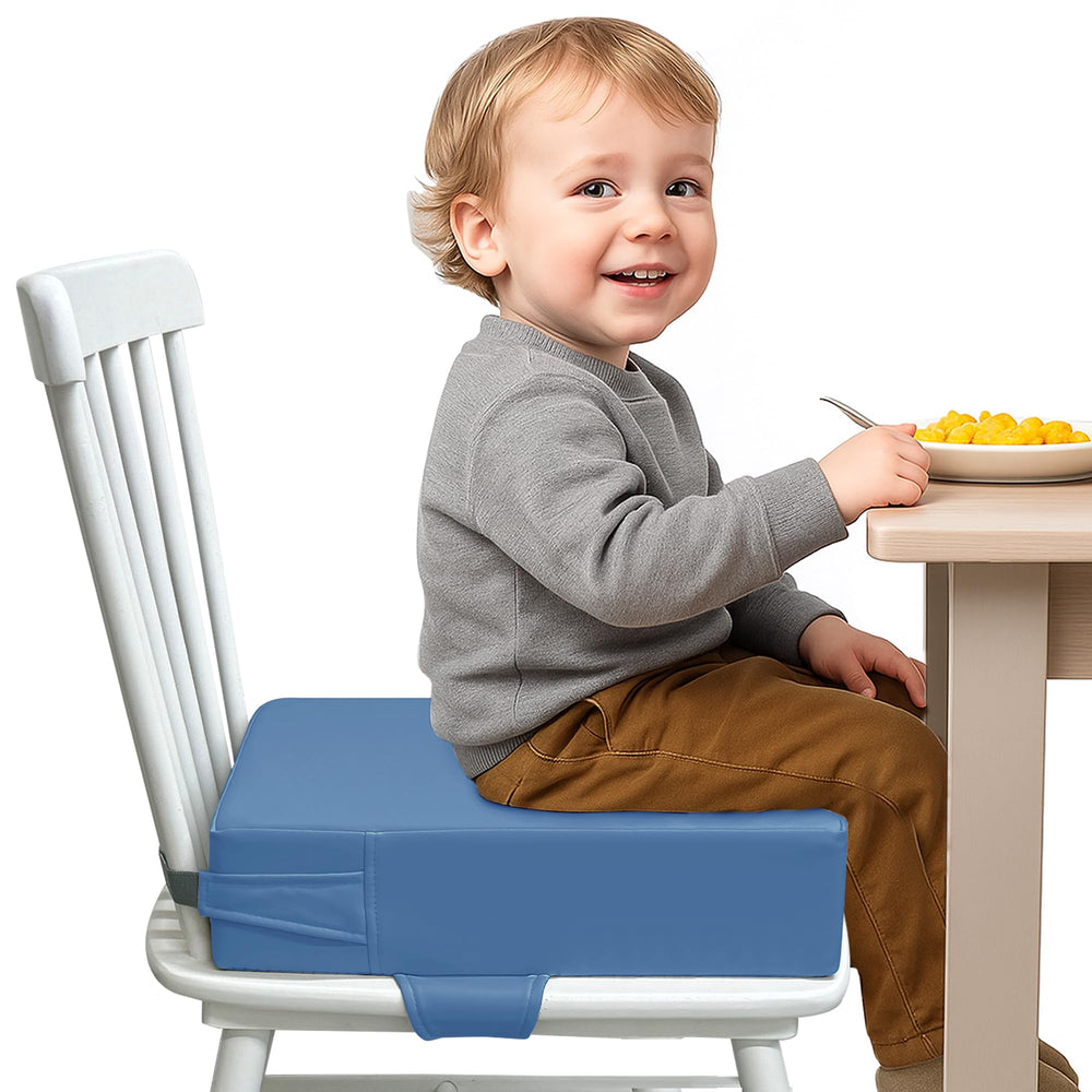 AAAini booster seat with safety straps for secure fit