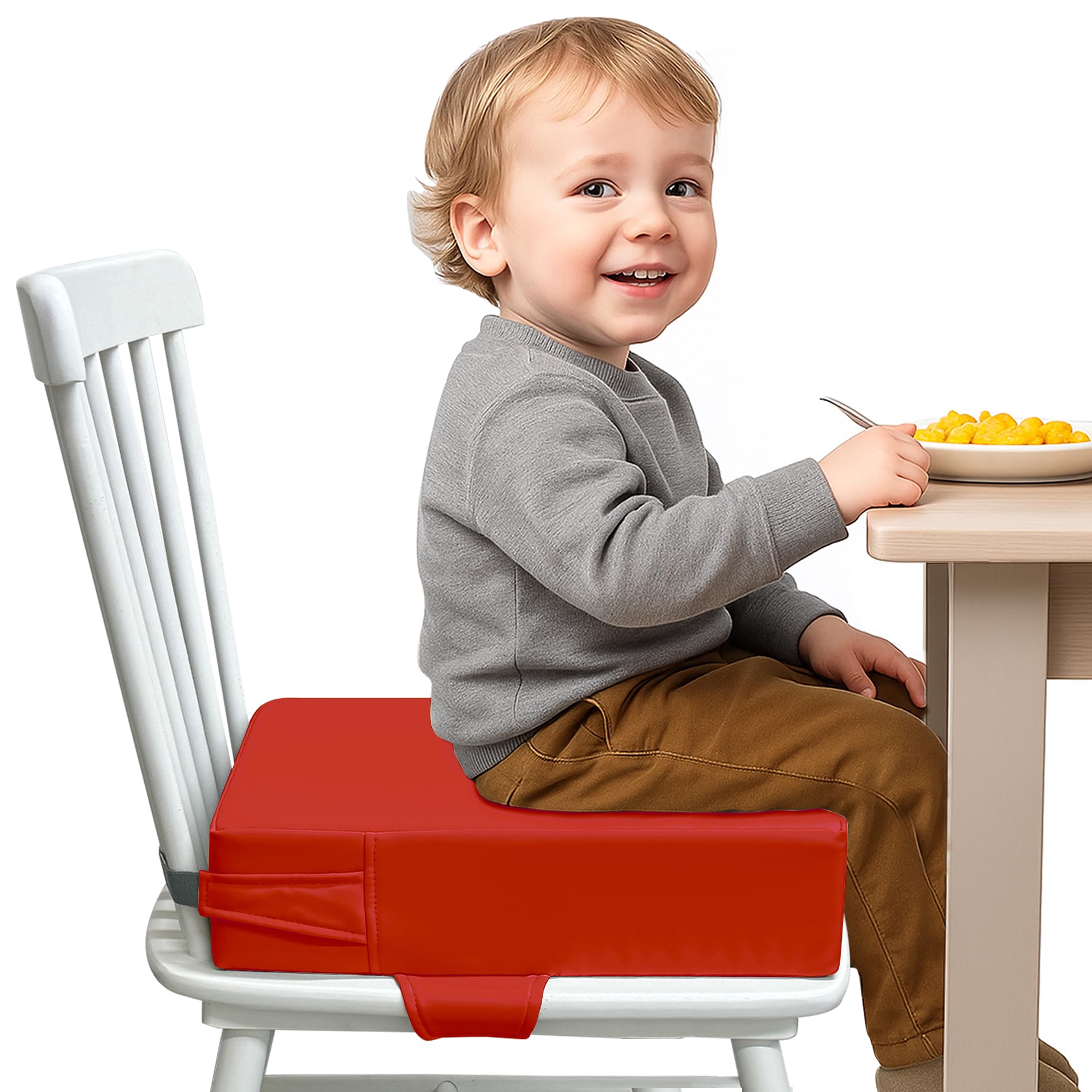 AAAini booster seat dimensions 14.2 by 12.6 by 3.5 inches fitting most chairs