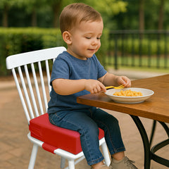 AAAini booster seat anti-slip bottom preventing shifting during feeding