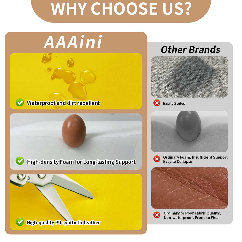 AAAini travel-ready booster seat with waterproof fabric for quick spill cleanups.