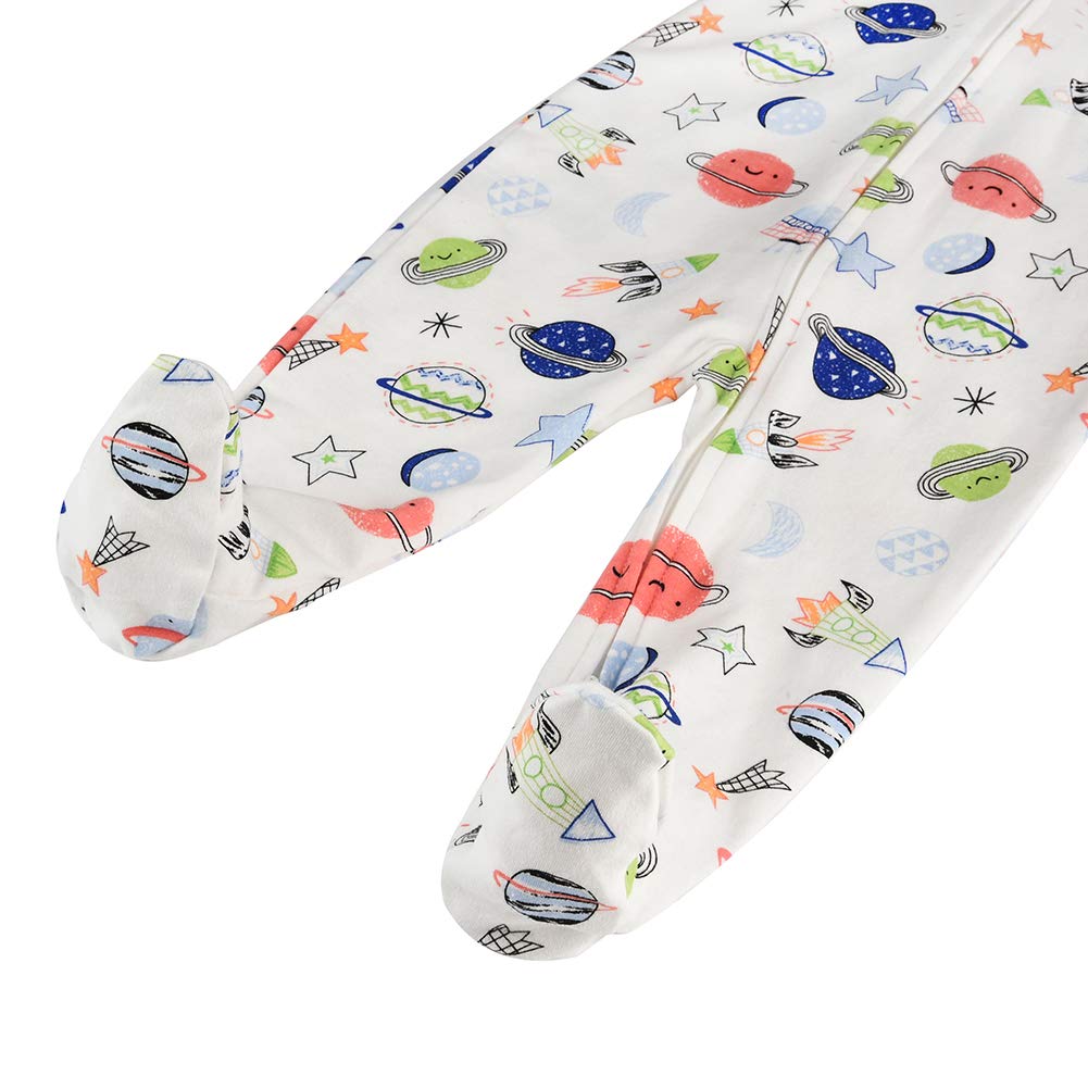 Aablexema footie pajamas with non-slip soles support steady movement