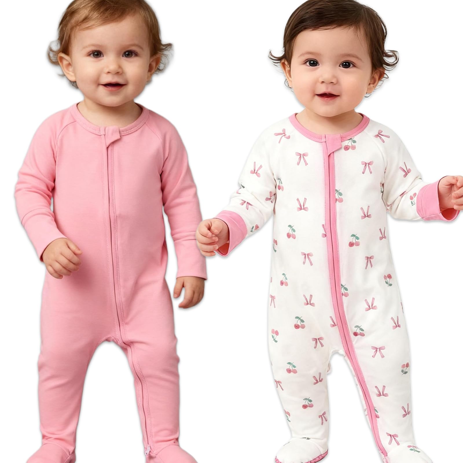Fold-over mittens on Aablexema pajamas prevent scratching