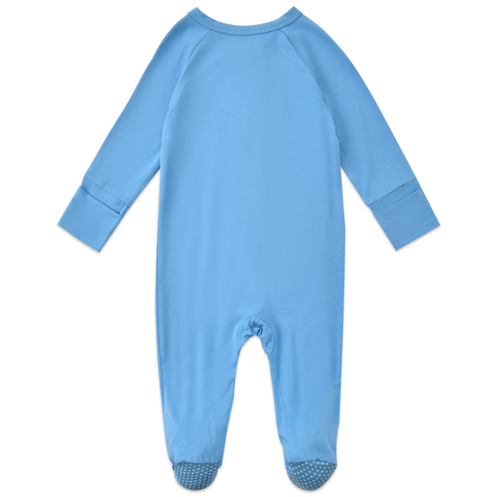 Aablexema non-slip gripper soles provide stability for early steps.