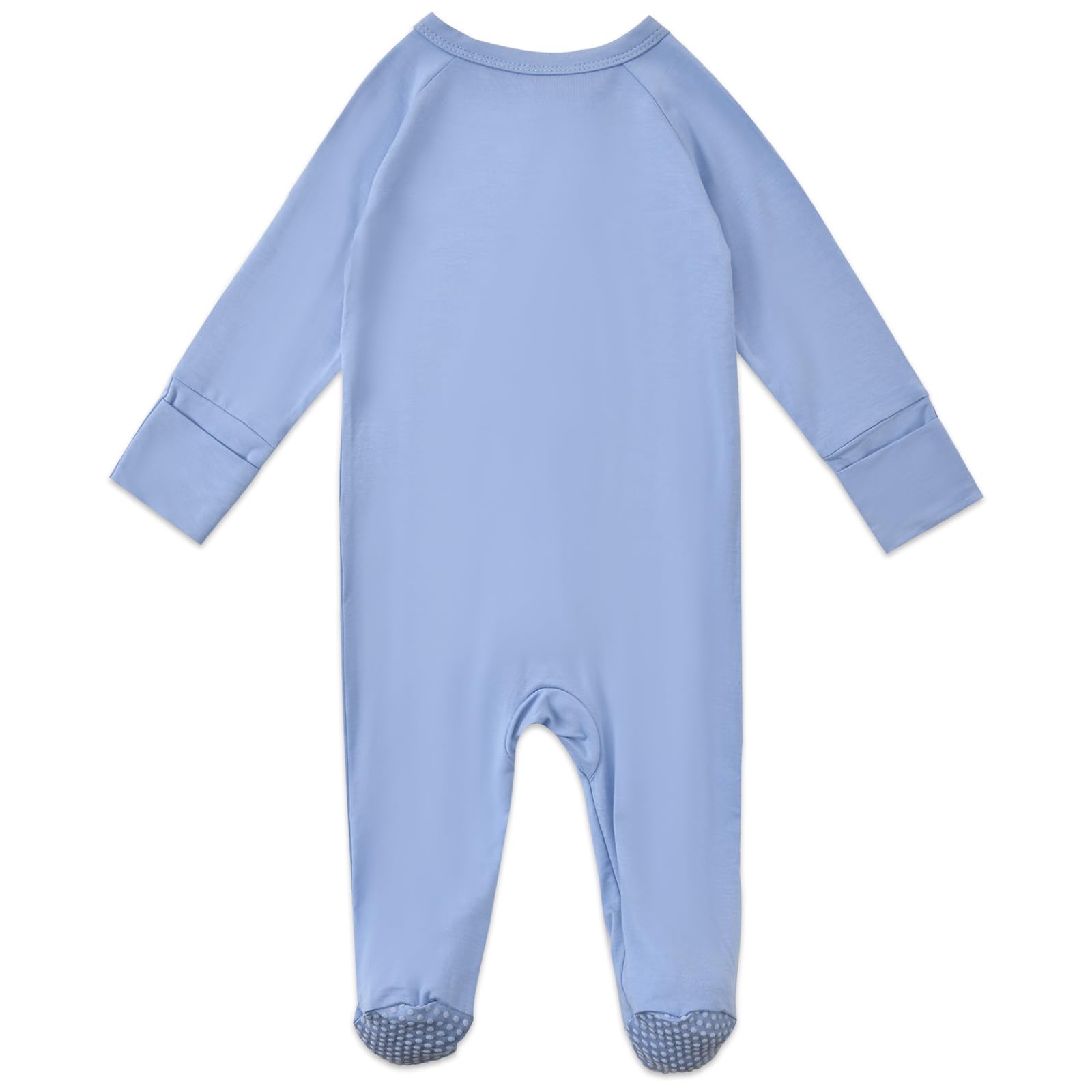 Aablexema non-slip gripper soles provide stability for early steps.