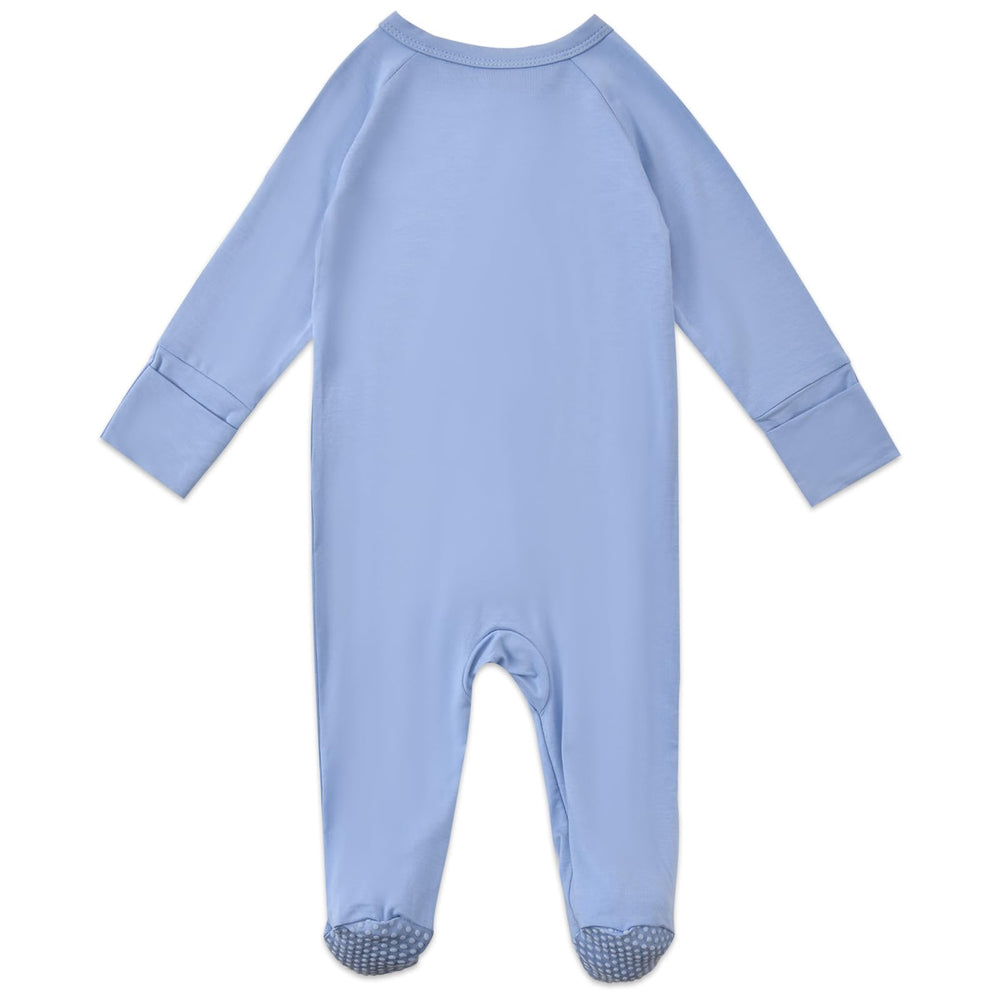 Aablexema non-slip gripper soles provide stability for early steps.