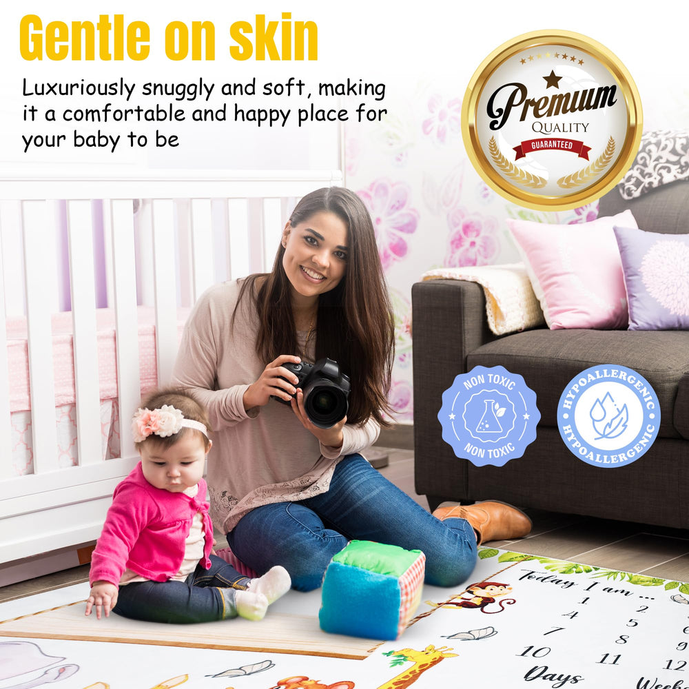 A&JS Tots soft flannel material for warmth and easy care.