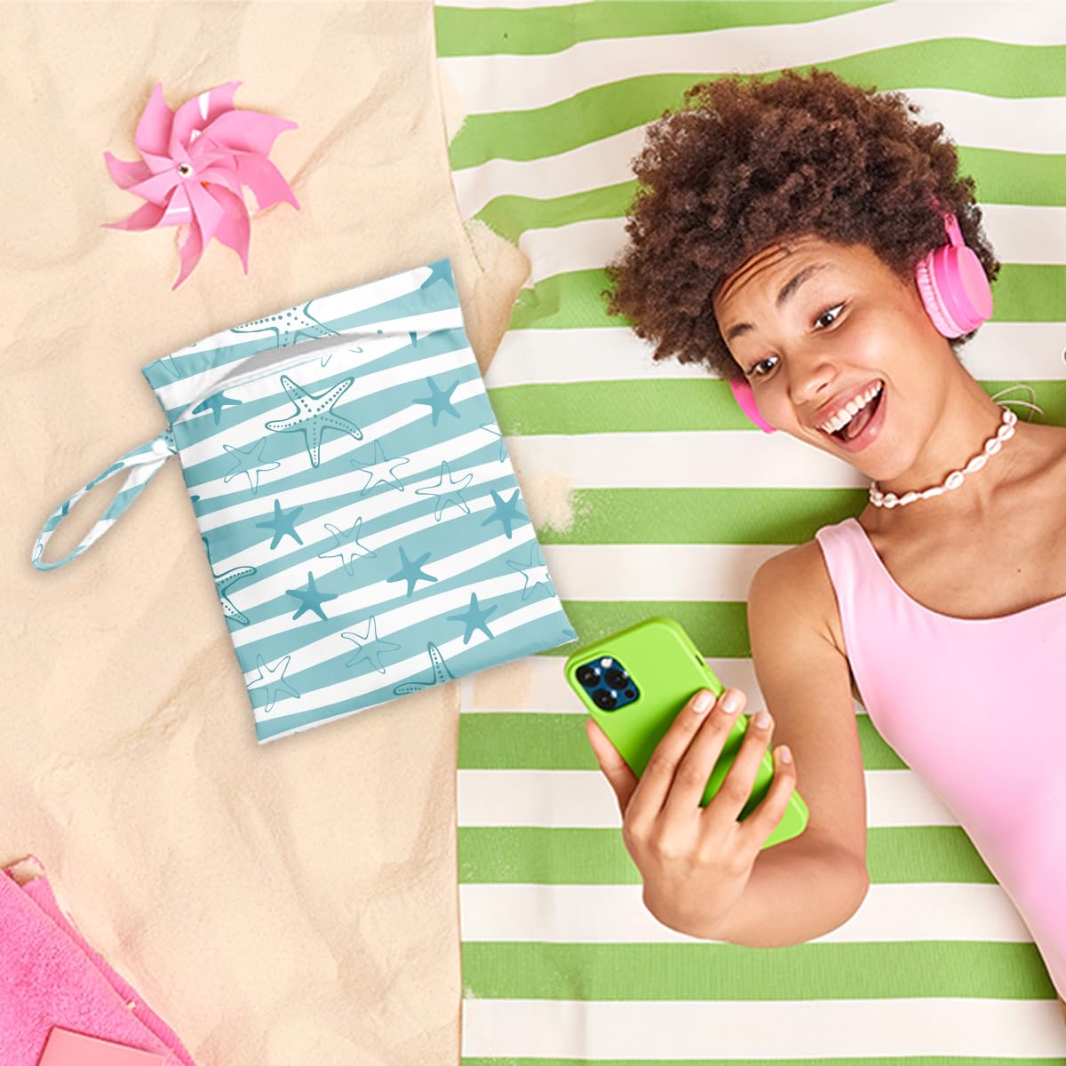 AASRR Wet Dry Bag features cute patterns for personal style and gifting.