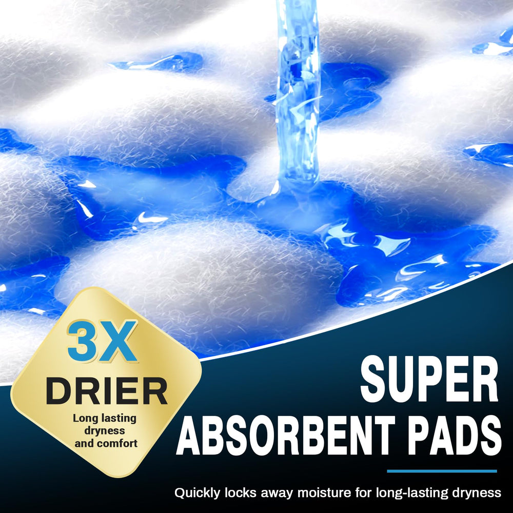 AAY underpads provide bed, chair, and travel protection for daily use