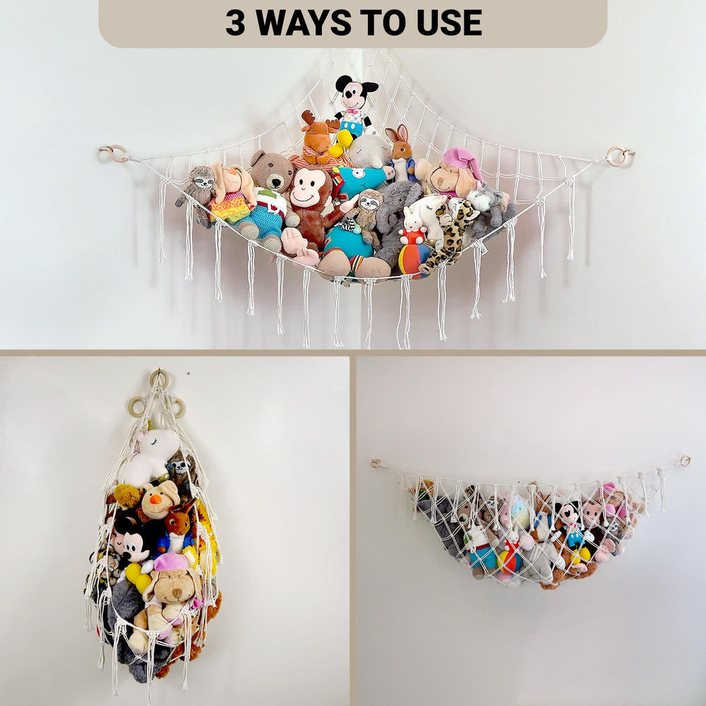 ABBY BABY organized playroom storage helps keep toys tidy