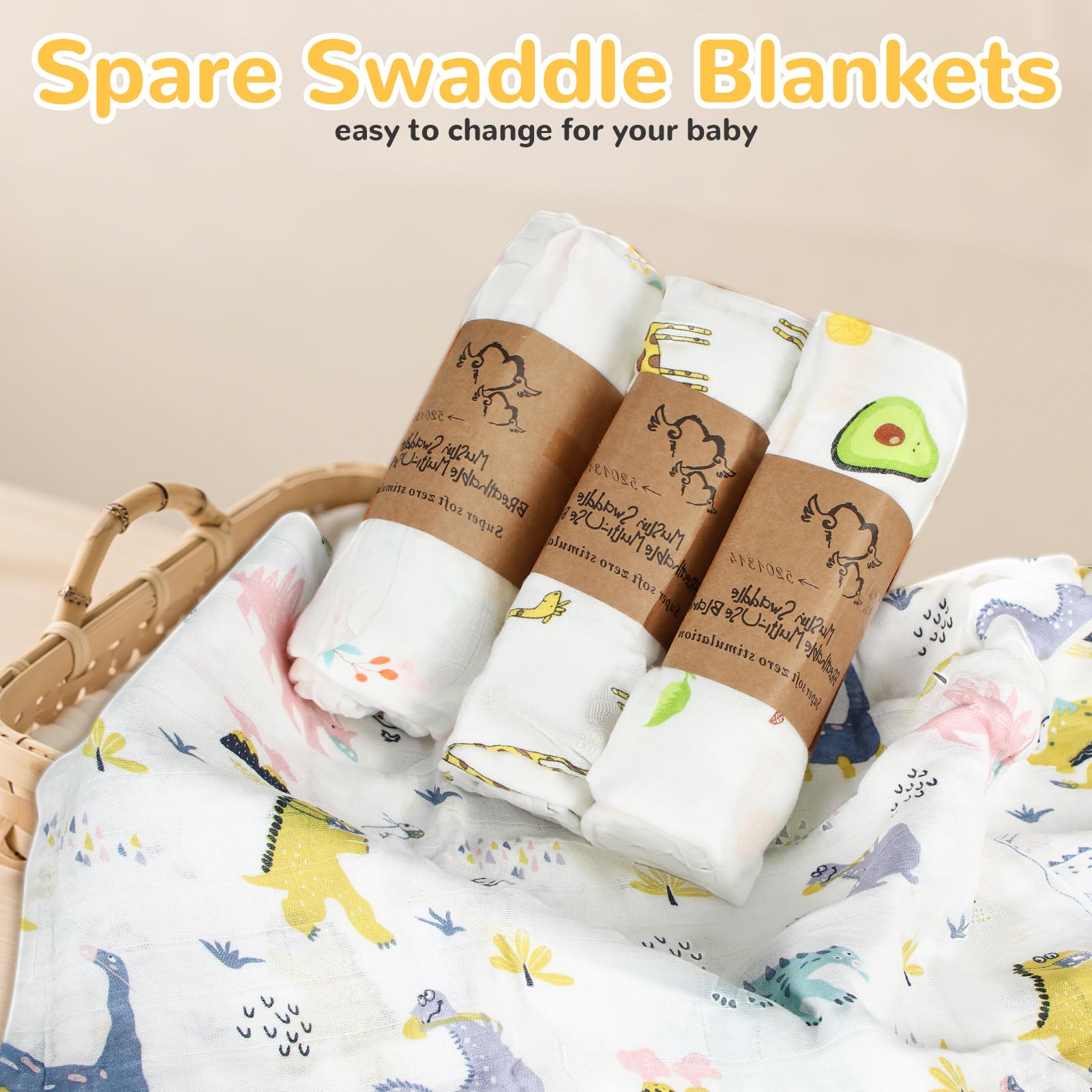 Abdtech absorbent swaddle blanket keeps baby's skin dry outdoors
