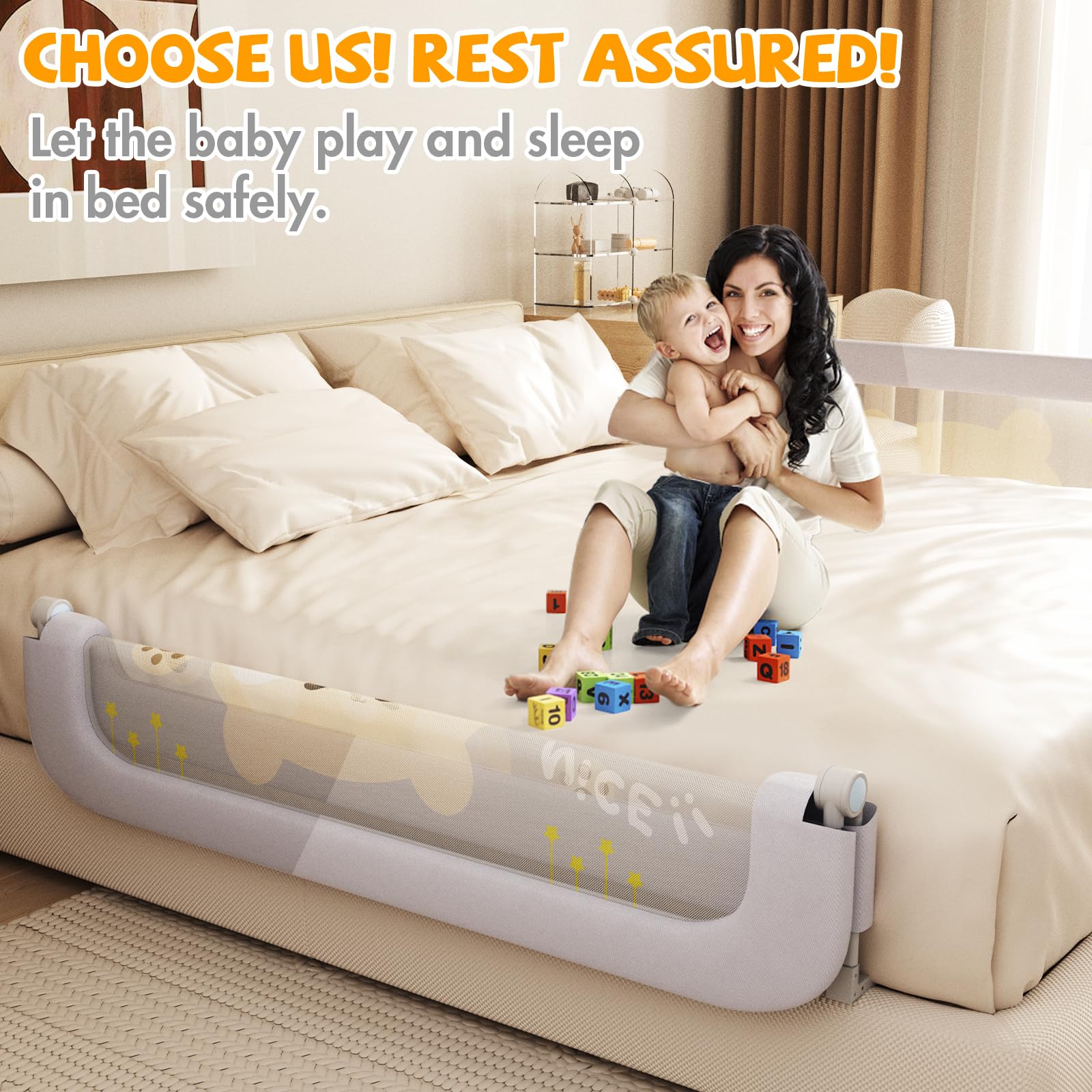 Abdtech thickness-adjustment suits different mattresses for snug fit.