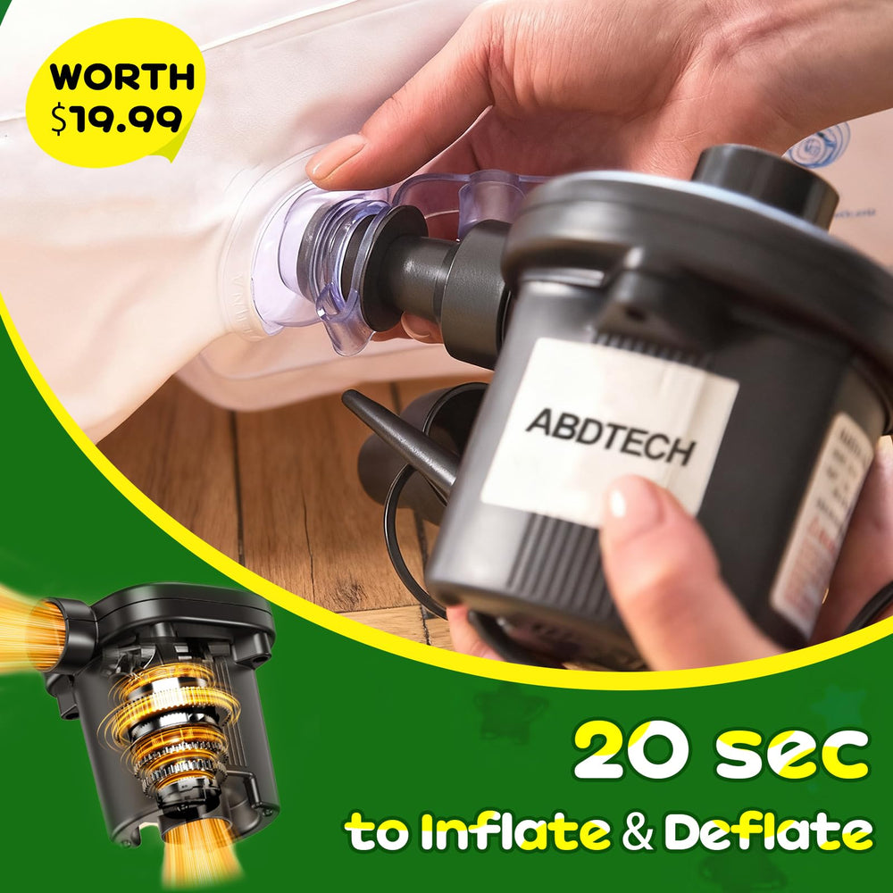 Abdtech carry bag keeps the bed compact for travel
