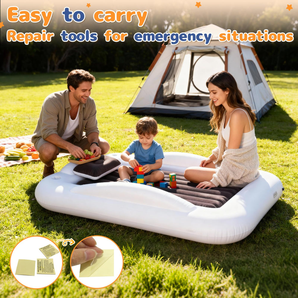 Abdtech bed folds to become a play area when not in use.